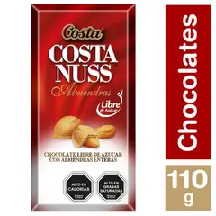 COSTA - Chocolate Costa Costa Nuss Libre De Azúcar