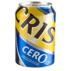 CRISTAL - CERVEZA CRISTAL CERO ALCOHOL LATA 350 CC