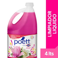 POETT - Limpiador de Pisos Aroma Flores de Primavera 4 L