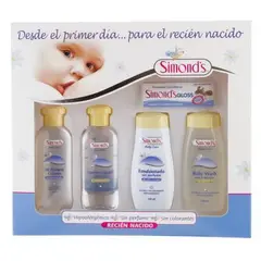 SIMONDS - Pack Recién Nacido Hipoalergénico 4 Un