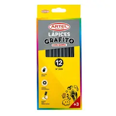ARTEL - EST 12 LAPIZ GRAF ARTEL 2 HB HEXAGON C/G
