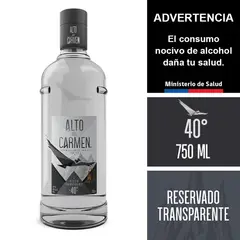 ALTO DEL CARMEN - Pisco Transparente 40° 750 cc