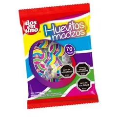 DOS EN UNO - CHOCOLATE HUEVO MACIZO 357 GRS.