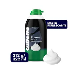 GILLETTE - Espuma de Afeitar Foamy Mentol