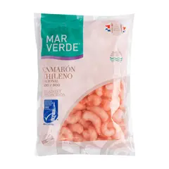 MAR VERDE - Camarón Chileno Pequeño Pelado, Precocido y Sin Cola Mar Verde 500 g