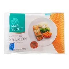 MAR VERDE - Filetes de Salmón Congelados 500 g