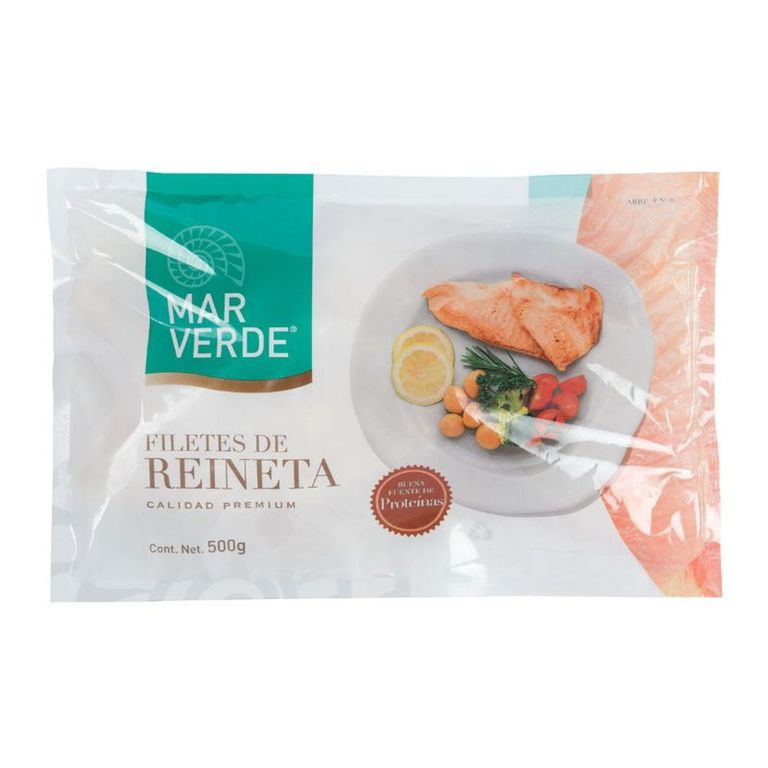 Filetes de Reineta Congelada Mar Verde 500 g - Tottus - $8.290
