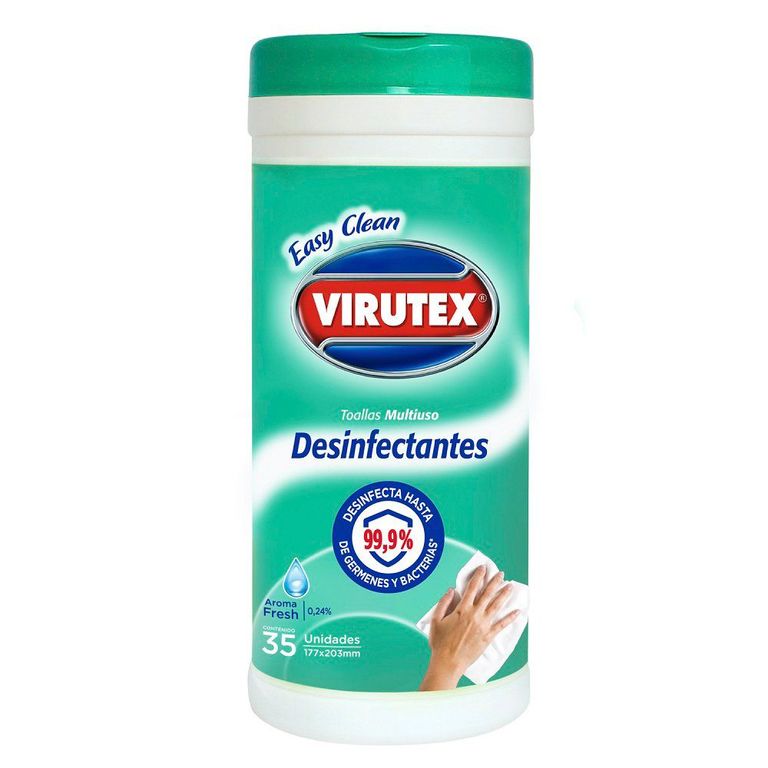 Toalla Humeda Desinfectante Bano Easy Clean 35 UN