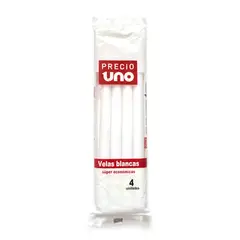 PRECIO UNO - Velas Económicas Chicas