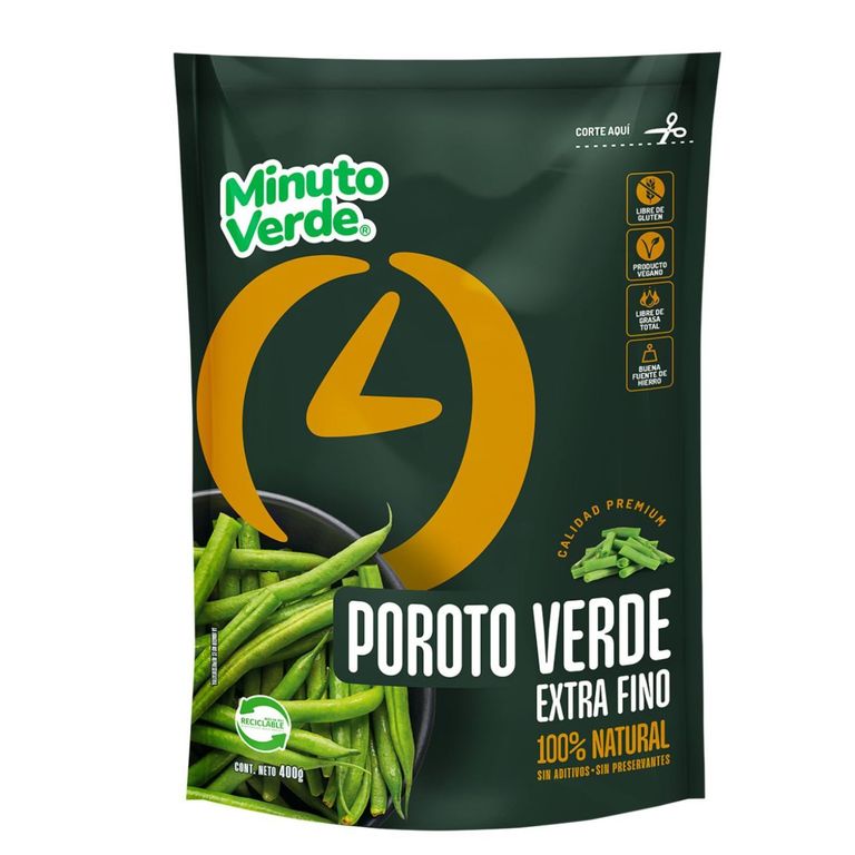 Poroto Verde Extra Fino Minuto Verde 400 g