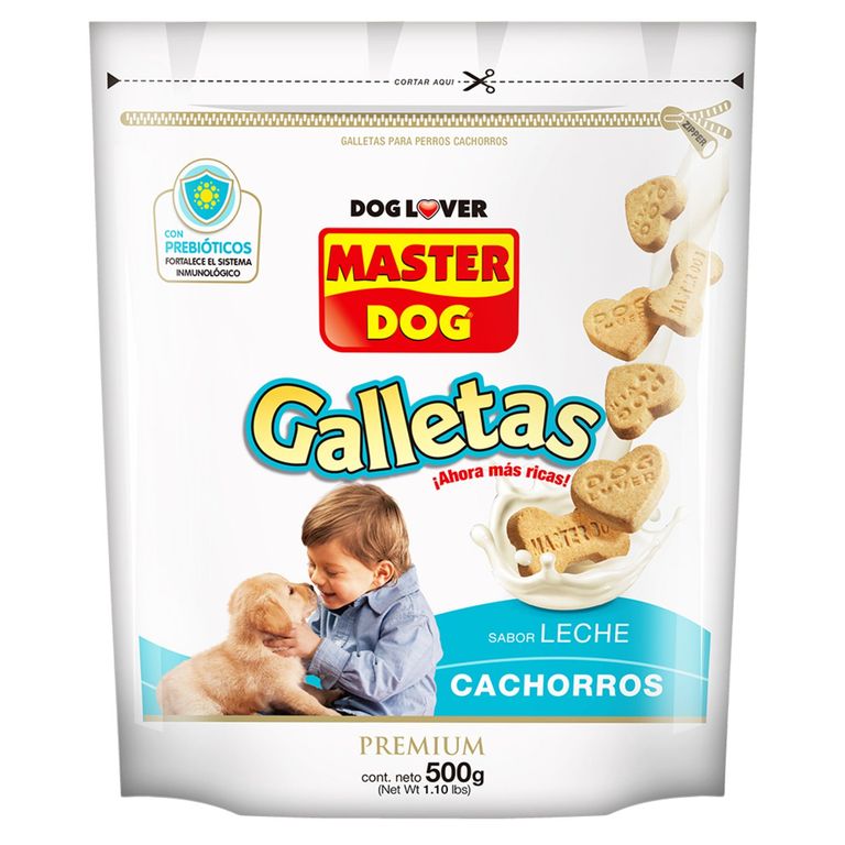 Galletas para Perro Cachorro Sabor Carne y Leche 500 g