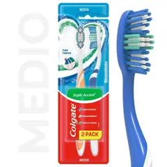 COLGATE - Cepillo de Dientes Triple Acción 2 Un