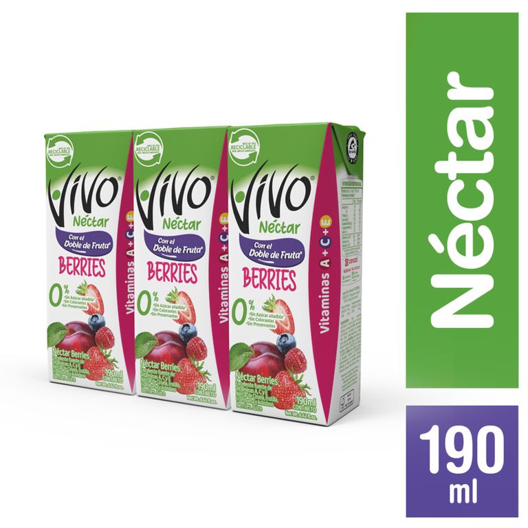 Tripack Berries 3 X 190 ML