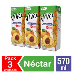 VIVO - Tripack Néctar Durazno