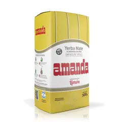 AMANDA - Yerba Mate Sabor Limón Amanda 500 g