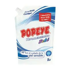 POPEYE - Detergente Líquido Hipoalérgenico Bebé Recarga