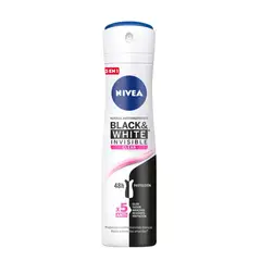 NIVEA - Desodorante Nivea Spray Black & White Invisible Clear Hombre  150 ml