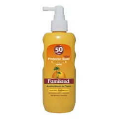 FAMILAND - BLOQUEADOR SOLAR SPF 50 PROTECTOR  SPRAY  190 ML.
