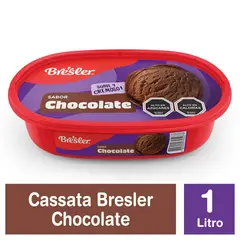 BRESLER - Helado de Leche Sabor Chocolate Cassata 1 L