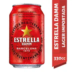 ESTRELLA DAMM - CERVE ESTRELLA DAMM LATA 330CC UNITARIA