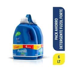 FUZOL - Pack Detergente Líquido Forte Botella