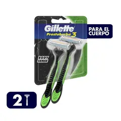 GILLETTE - Máquinas Para Afeitar Prestobarba3 Body Sense Desechables