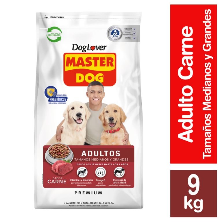 Alimento Seco para Perro Adulto Sabor Carne 9 Kg