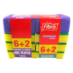 FIBRO - Esponja Lisa Multiuso Fibro 1 Un