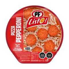 PF LISTO - Pizza Pepperoni Masa a la Piedra 430 g