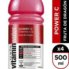 GLACEAU - PACK AGUA VITAM 4X500 ML VW POWER C