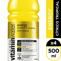 GLACEAU - PACK AGUA VITAM 4X500 ML VW ENERGY