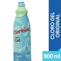 CLORINDA - Cloro en Gel Clorinda Original (Botella) 900 ml