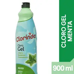 CLORINDA - Cloro en Gel Clorinda Menta Botella 900 ml