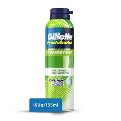 GILLETTE - Espuma de Afeitar Prestobarba Sensitive