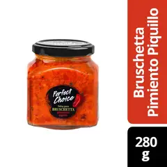 PERFECT CHOICE - Salsa para Bruschetta Pimiento Piquillo Perfect Choice 280 g