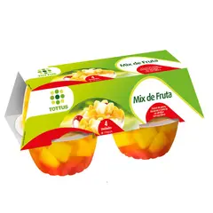 TOTTUS - Pack Cups Durazno Pera Cereza