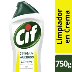 CIF - Limpiador en Crema Aroma Limón 750 g