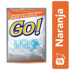 GO - Bebida Instantánea Light Sabor Naranja