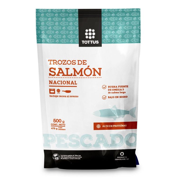 Salmón en Trozo - Tottus - $10.490