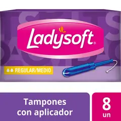 LADYSOFT - Tampones Regular Medio 8 Un