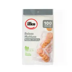 VIRUTEX - Bolsas Multiuso Pequeñas Ilko 20 x 30 cms 100 Un