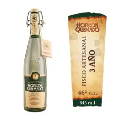 HORCON QUEMADO - Pisco Horcon Quemado 46º Gl