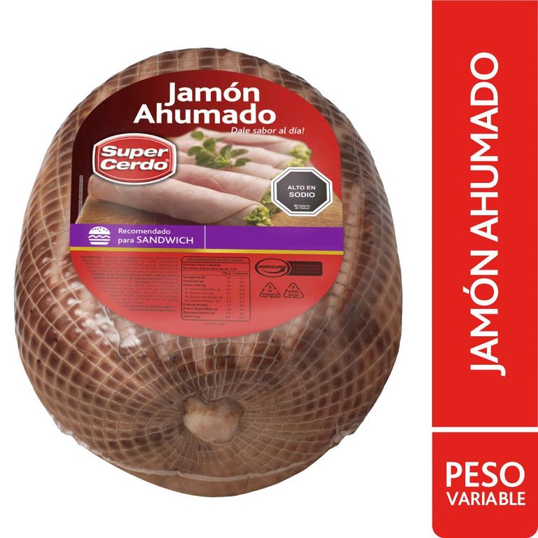 Jamón Ahumado Granel - Tottus - $7.560