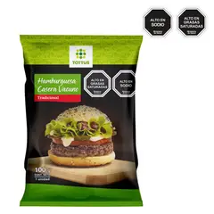 TOTTUS - Hamburguesa de Vacuno Casera Tradicional Tottus 100 g