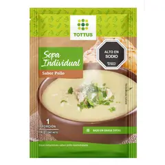 TOTTUS - Sopa Pollo Individual