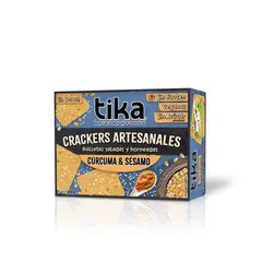 TIKA - Galletas Crackers Cúrcuma
