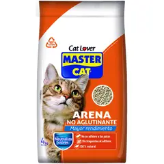 MASTER CAT - Arena para Gato No Aglutinante 4 Kg