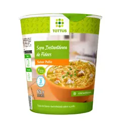 TOTTUS - CUPS SOPA INST. F. POLLO 65 GR