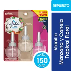 GLADE - Aceites Naturales Vainilla Manzana Mora