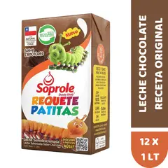 SOPROLE - Pack Leche Semidescremada Sabor Chocolate Receta Original